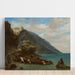 Reprodukcja obrazu Widok na Tanger z wybrzeża - Eugène Delacroix
