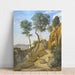 Reprodukcja obrazu Widok na Volterra - Jean-Baptiste Camille Corot