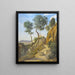 Reprodukcja obrazu Widok na Volterra - Jean-Baptiste Camille Corot