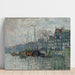 Reprodukcja obrazu Widok na Prins Hendrikkade i Kromme Waal w Amsterdamie - Claude Monet