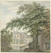 Widok na dom w Luxembourg w Maarssen nad Vecht - Hermanus Petrus Schouten — widok dzieła