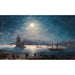 Widok na Bosfor z Hagia Sophia i Wieżą Dziewicy przy księżycowym świetle - Ivan Konstantinovich Aivazovsky