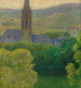 Widok na kościół parafialny w Heiligenstadt Święty Michał - Carl Moll — widok dzieła