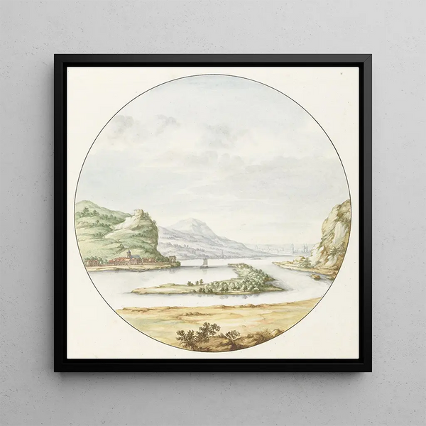 Vue sur le Rhin près de Hammerstein - Jan van Call l'aîné