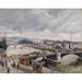Reprodukcja obrazu Widok na duży most, Rouen, Deszcz - Camille Pissarro