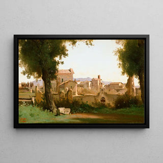 Widok z Ogrodów Farnese, Rzym - Jean-Baptiste Camille Corot