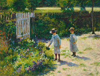 Wadysaw Podkowiski - Children in the garden.webp