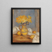 Jonquilles dans un vase et citrons - Władysław Ślewiński — oprawiony obraz na ścianie