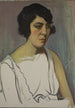 Tête de brune - Władysław Ślewiński — widok dzieła