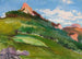 pejzaż z różowymi szczytami górskimi - Władysław Ślewiński — widok dzieła