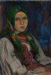 Młoda wieśniaczka - Władysław Ślewiński — widok dzieła