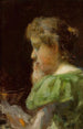 Portret kobiety - Władysław Ślewiński — widok dzieła