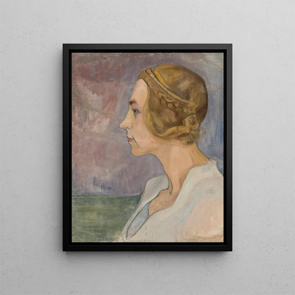 Wadysaw lewiski - Profile of a young woman.webp