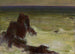 Morze z samotną skałą - Władysław Ślewiński — widok dzieła