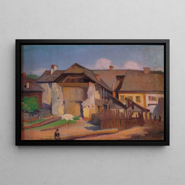 Wadysaw lewiski - Wall fragment and a boy.webp
