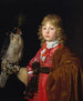 Portret chłopca z jastrzębiem - Wallerant Vaillant — widok dzieła