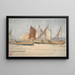 Southwold, étude de voiles - Walter Crane — oprawiony obraz na ścianie