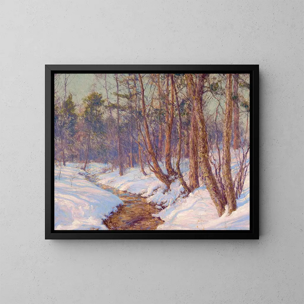 Ruisseau de montagne dans la vallée de Mohawk - Walter Launt Palmer — oprawiony obraz na ścianie
