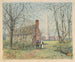 Le cottage de David Burns et le monument de Washington - Walter Paris — widok dzieła