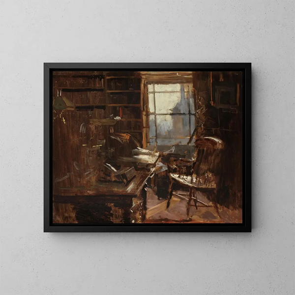 L'Étude de Charles Bradlaugh - Walter Richard Sickert — oprawiony obraz na ścianie
