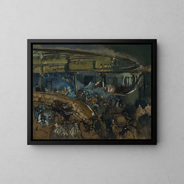 L'Eldorado - Walter Richard Sickert — oprawiony obraz na ścianie