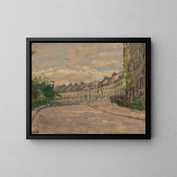 Crescent Lansdown w Bath - Walter Richard Sickert — oprawiony obraz na ścianie