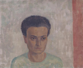 Walther Gamerith - Frau S Schnberger in grner Bluse.webp