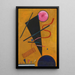 Contact - Wassily Kandinsky — oprawiony obraz na ścianie