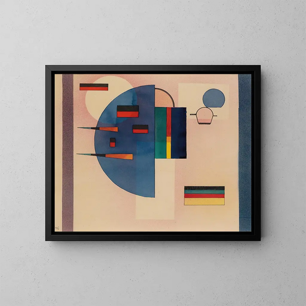 Apaisé - Wassily Kandinsky — oprawiony obraz na ścianie