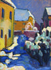 Cmentarz i plebania w Kochel - Wassily Kandinsky — widok dzieła