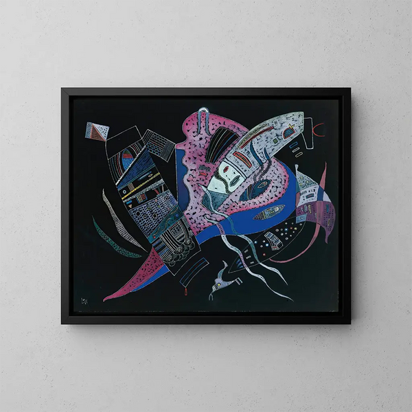 Koncentracja - Wassily Kandinsky — oprawiony obraz na ścianie