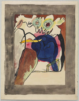 Wassily Kandinsky - Design for the cover of the almanac The Blue Rider II.webp