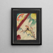 Koncepcja okładki kalendarza Le Cavalier Bleu IX - Wassily Kandinsky — oprawiony obraz na ścianie