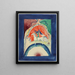 Koncepcja okładki kalendarza Le Cavalier Bleu - Wassily Kandinsky — oprawiony obraz na ścianie