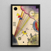Jasne połączenie - Wassily Kandinsky — oprawiony obraz na ścianie