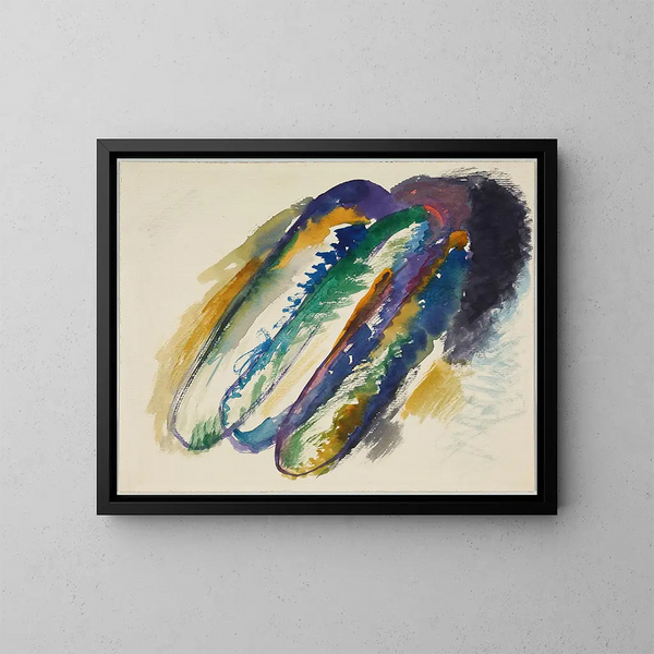 Szkic do Kompozycji VII - Wassily Kandinsky — oprawiony obraz na ścianie