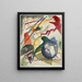 Projekt obrazu z białą ramką I - Wassily Kandinsky — oprawiony obraz na ścianie
