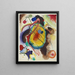 Koncepcja muralu dla Edwina R. Campbella - Wassily Kandinsky — oprawiony obraz na ścianie