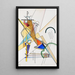 Tkanina - Wassily Kandinsky — oprawiony obraz na ścianie