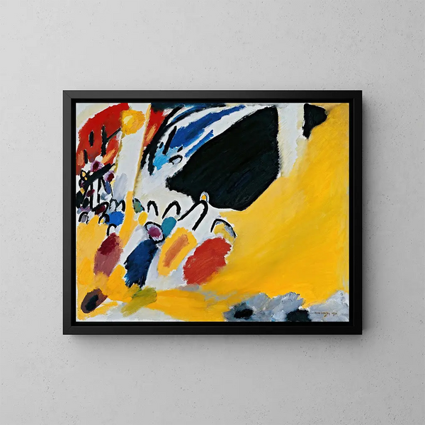 Impression III: koncert - Wassily Kandinsky — oprawiony obraz na ścianie