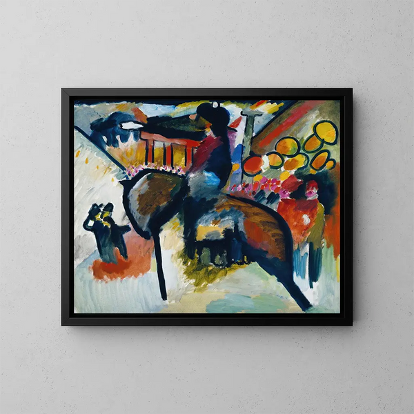 Impression IV: Gendarme - Wassily Kandinsky — oprawiony obraz na ścianie