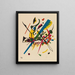 Małe światy I - Wassily Kandinsky — oprawiony obraz na ścianie