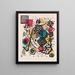 Małe światy V - Wassily Kandinsky — oprawiony obraz na ścianie