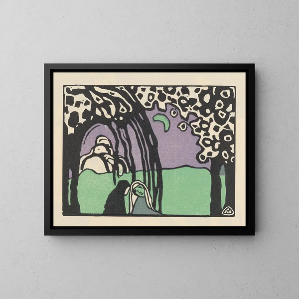 Klnge Pl20 - Wassily Kandinsky — oprawiony obraz na ścianie