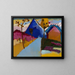 Rue droite de Kochel - Wassily Kandinsky — oprawiony obraz na ścianie
