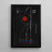 L'accent rouge - Wassily Kandinsky — oprawiony obraz na ścianie