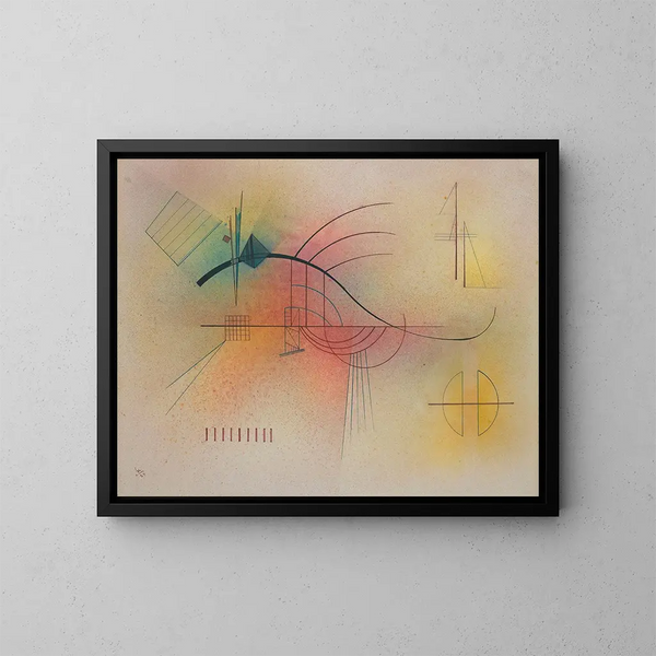 Linie Linie - Wassily Kandinsky — oprawiony obraz na ścianie