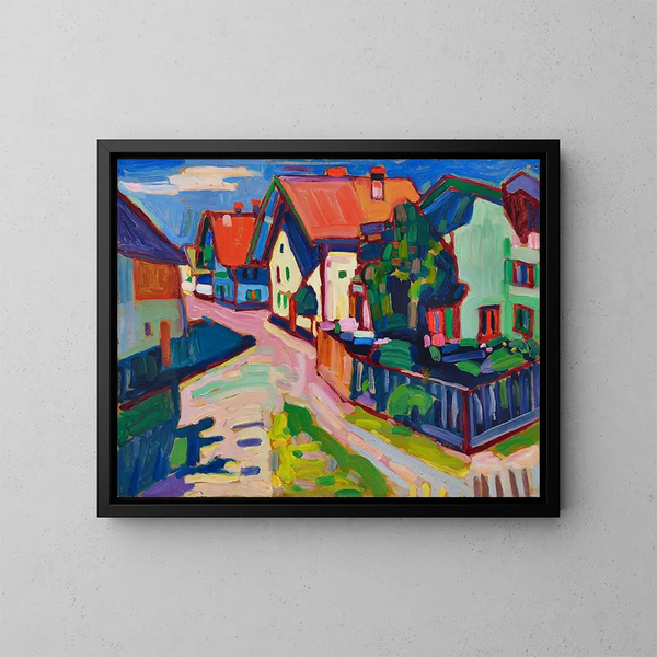 Murnau - Wassily Kandinsky — oprawiony obraz na ścianie