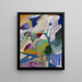 Murnau z kościołem I - Wassily Kandinsky — oprawiony obraz na ścianie