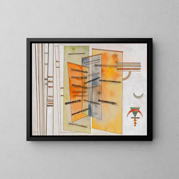 po obu stronach - Wassily Kandinsky — oprawiony obraz na ścianie
